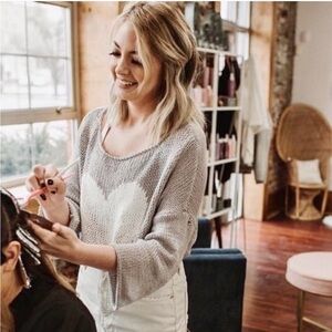 Wooden Ships by Paola Buendia Big Heart Top Sweater